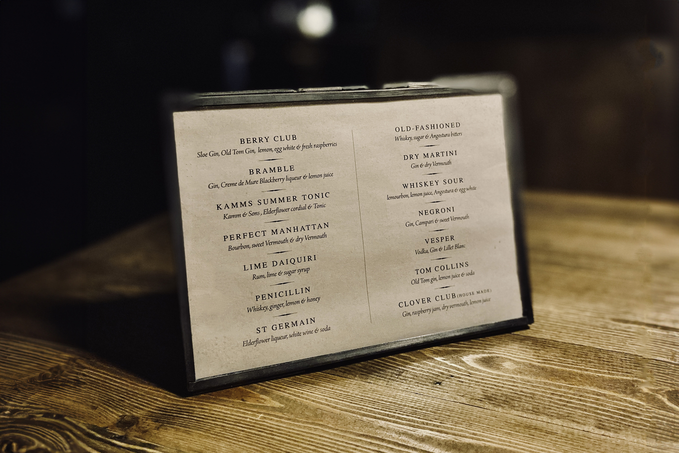 How to Read a Cocktail Menu Without Feeling Lost