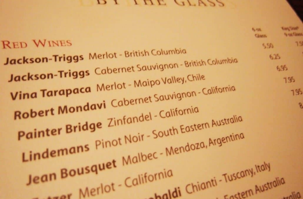 What to Order When You Want a Safe, Good Glass of Wine